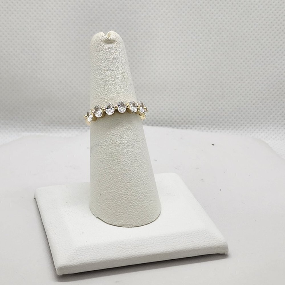 Brand New Sterling Silver 925 9 Gemstones Ring